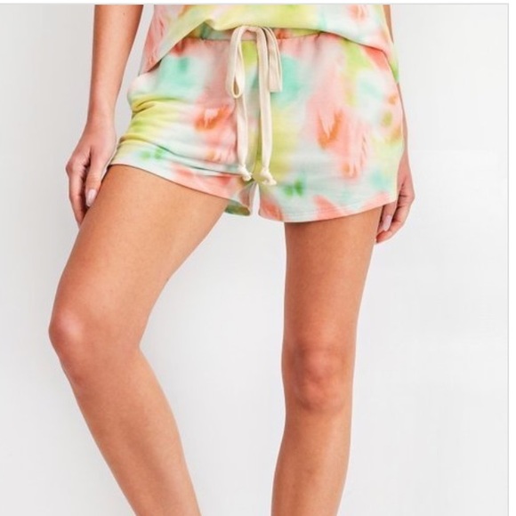 🍈🍊LIME & PEACH 2PIECE TIE DYE SET - Picture 4 of 10